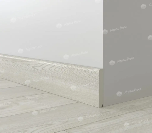 Напольный плинтус Alpine Floor Parquet Light SK 13-4 Белый