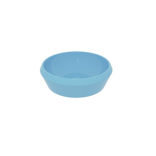 Раковина керамическая GSG Ceramic Design Cruise CRLAVRO45022 45х45 накладная цвет голубой