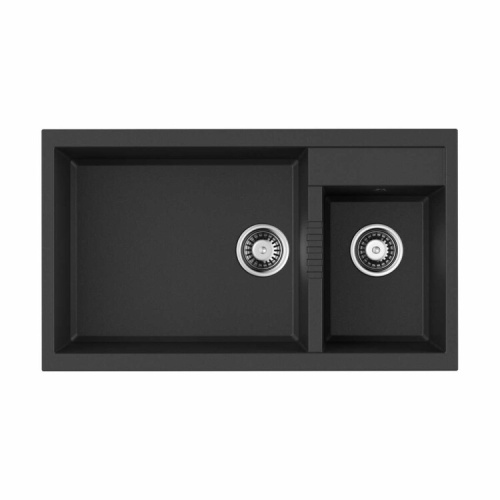 Раковина Omoikiri Tedori 86 см 4993932 встраиваемая цвет черный