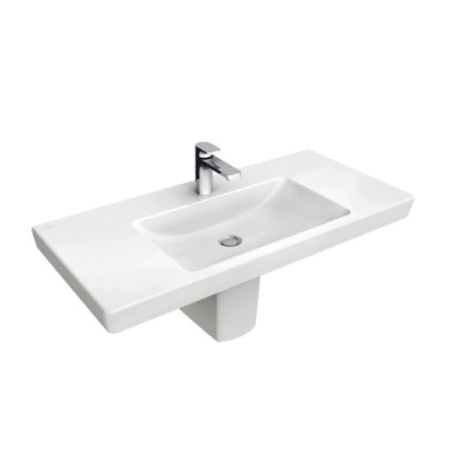 Раковина керамическая Villeroy Boch Subway 2.0 7175A0R1 100х47 встраиваемая цвет белый