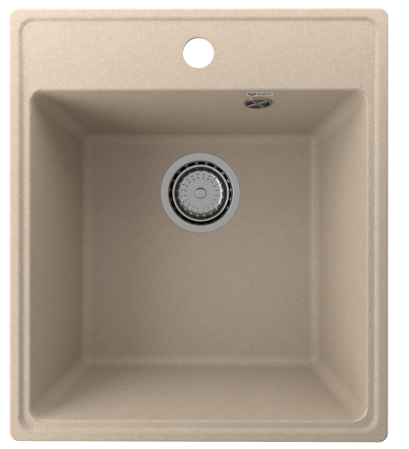 Кухонная мойка Ulgran Quartz Forte 425-03 42,5х48,5 цвет десерт
