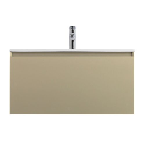 Тумба под раковину Art&Max Latina AM-Latina-800-1C-SO-BGM 80х50 подвесная цвет бежевый