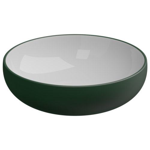 Раковина GSG Ceramic Design Easy 45см EALAVRO45BI000/036 накладная цвет белый/болотный