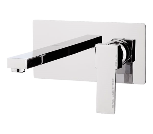 Смеситель для раковины Remer Qubika Q15 встраиваемый в стену хром