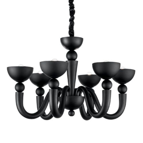 Люстра подвесная Ideal lux Bon Bon (Бон Бон) Bon Bon SP6 Nero
