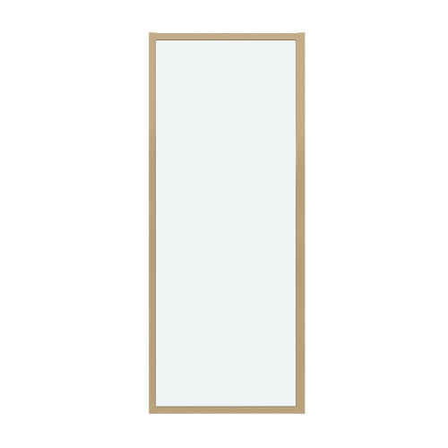 Боковая стенка Grossman Cosmo 200.K33.02.100.32.00 100x195 стекло прозрачное профиль золото сатин