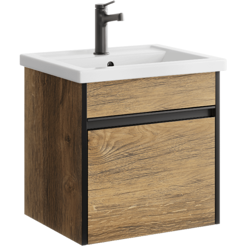 Тумба под раковину Aqwella Urban URB0105DB 47x38,5x46 подвесная
