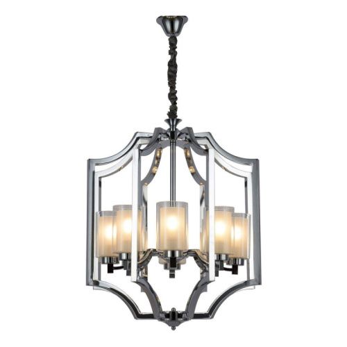 Люстра подвесная Lumina Deco Vigatto (Вигатто) LDP 1224-8 CHR
