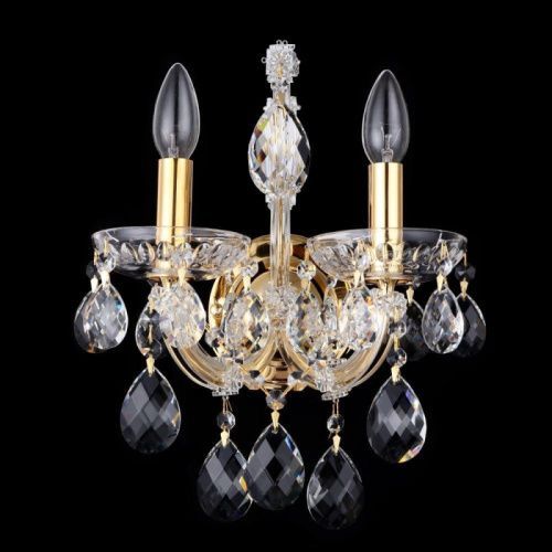 Бра Crystal Lux Isabel (Исабел) Isabel AP2 Gold/Transparent