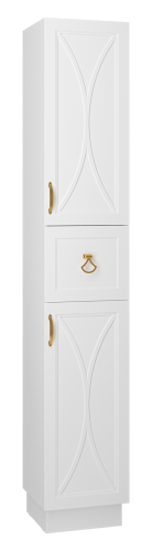 Шкаф-пенал Misty Амбра П-Амб050-011П 35х34х200 напольный