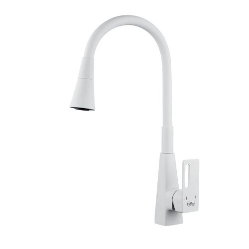 Смеситель для кухни Raffine F313C-1 на мойку белый
