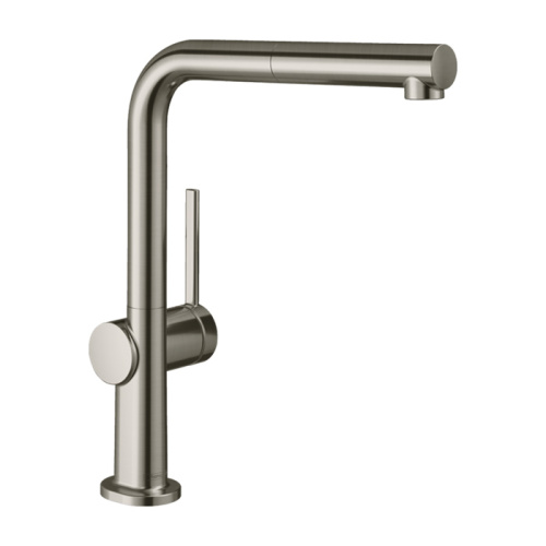 Смеситель для кухни Hansgrohe 72808800 на мойку нержавеющая сталь без термостата