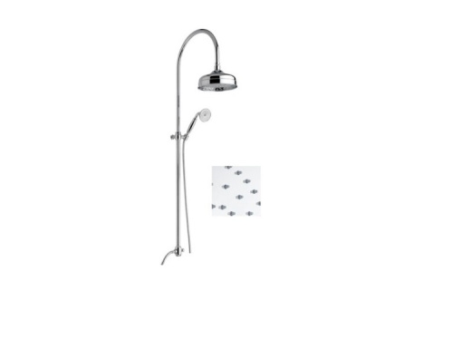 Душевая стойка Nicolazzi 5712WS BZ 20 настенная цвет бронза