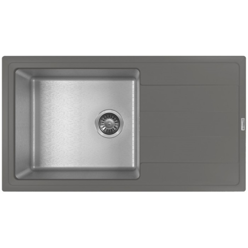 Кухонная мойка Florentina Комби 860 21.400.D0860.307 48х86 цвет серый шелк