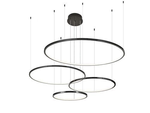 Люстра подвесная Newport 15000 15104N/S black glossy