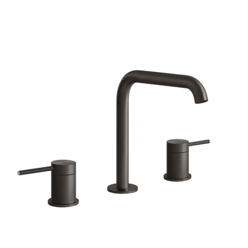 Смеситель Gessi GESSI 316 54012#707 на раковину черный матовый без термостата