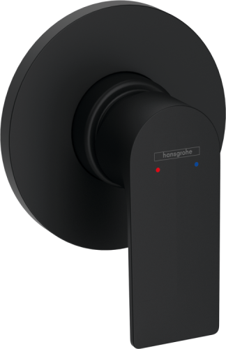 Смеситель Hansgrohe Rebris E 72659670 настенный встраиваемый черный матовый без термостата