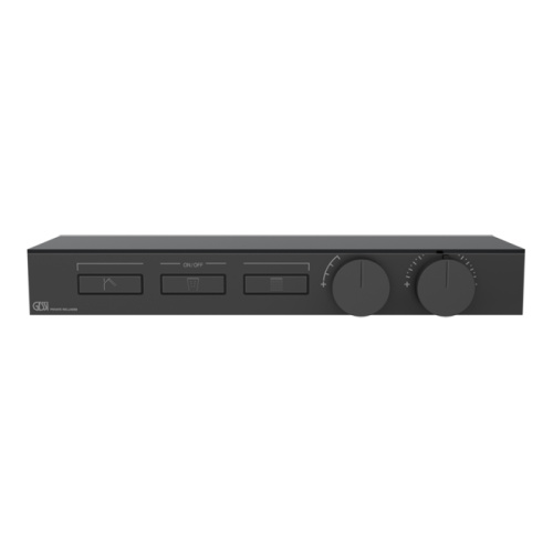 Смеситель для душа Gessi Hi-Fi 63024#299 встраиваемый в стену черный с термостатом (внешняя часть)
