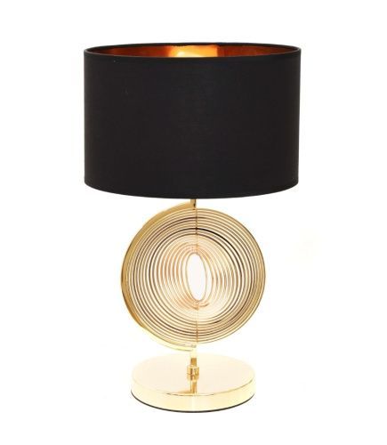 Настольная лампа Lumina Deco Fabi (Фаби) LDT 5532 F.GD+BK