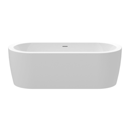 Ванна акриловая Cezares SLIM SLIM CENTRAL-180-80-60-W37-SET 180х80 отдельностоящая овальная