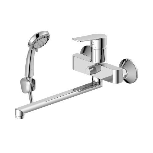 Смеситель для ванны и душа DECOROOM DR22 DR22043 настенный хром