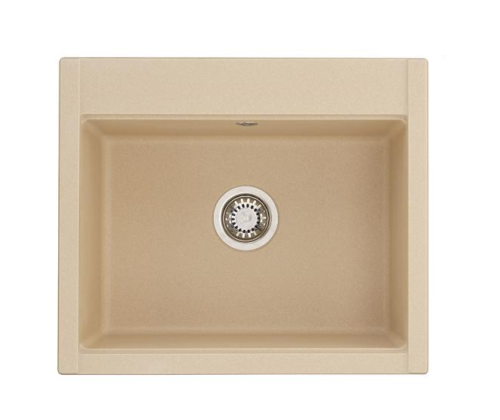 Мойка кухонная Aquaton Делия 1A715232LD260 59,4х51 цвет латте