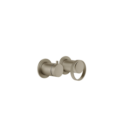 Смеситель для душа Gessi Anello 63380#149 встраиваемый в стену никель (внешняя часть)