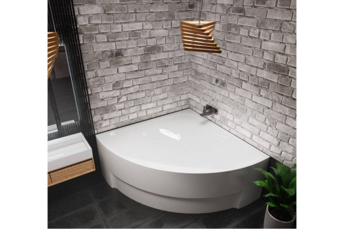 Ванна акриловая Vayer Boomerang Гл000010631 150х150 пристенная четверть круга