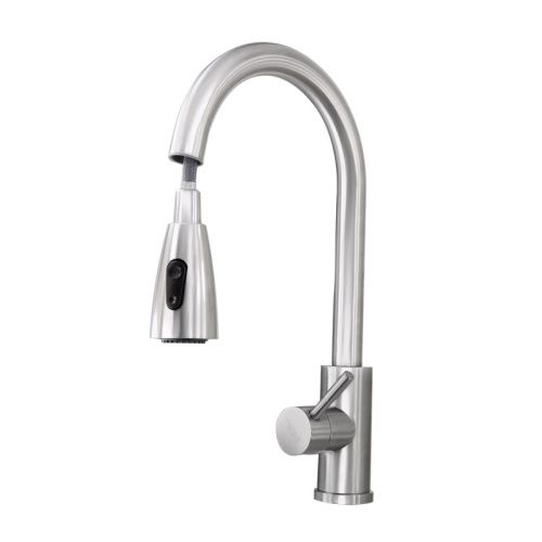 Смеситель для кухни Сантаком 6091 на мойку сталь