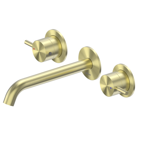 Смеситель Abber Wasser Kreis 316 AF81123BG-L встраиваемый в стену брашированное золото