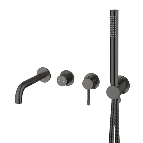 Смеситель Boheme Uno 464-3-GM встраиваемый графит