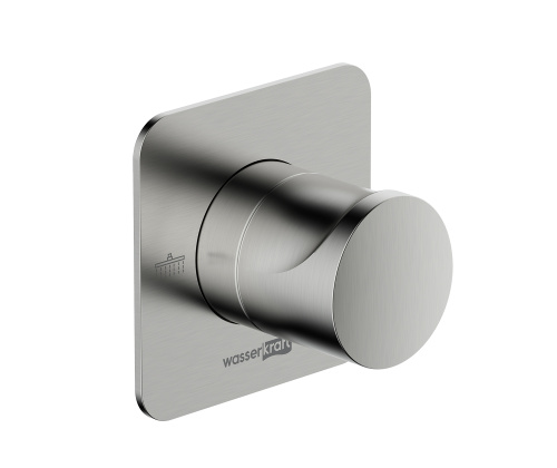 Переключатель на 2 выхода WasserKRAFT Spree 1400 A272 встраиваемый никель