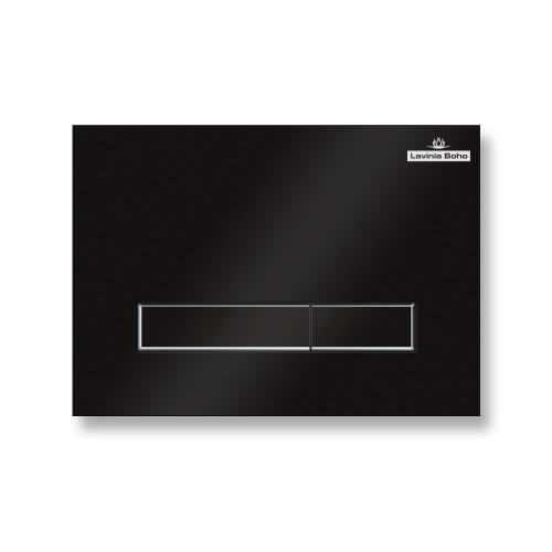 Клавиша смыва механическая Lavinia Boho RelFix 3805003B цвет черный глянцевый/хром