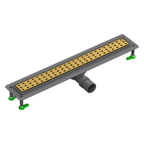Душевой лоток Ctesi FLOW ROUND GOLD BK4024730/1
