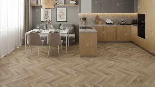SPC ламинат Alpine Floor Chervon Alpine ECO 18-6 MC Дуб Синистра Chevron толщина 0.5 см 43 класс 600х127