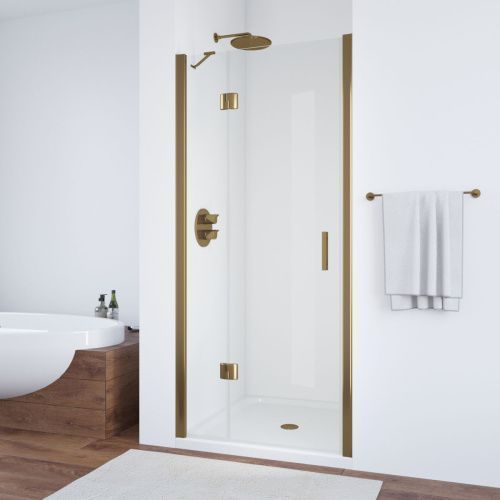 Душевая дверь Vegas-Glass AFP TUR+NOVO AFP TUR NOVO h1890 90 05 crystalvision L 90х190 стекло прозрачное профиль бронза