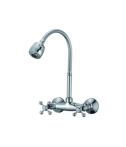 Смеситель для кухни D-Lin D142810-T настенный хром