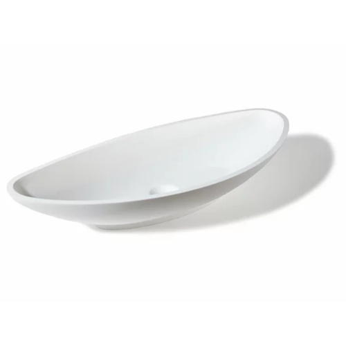 Раковина из искусственного камня MonteBianco Gondola 13042 69х33 встраиваемая цвет белый матовый без отверстий под смеситель