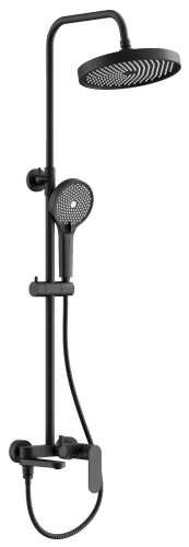 Душевая стойка BELZ B713 B24713-7 настенная цвет черный