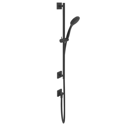 Душевой гарнитур Gessi Rilievo 59242#299 настенный черный