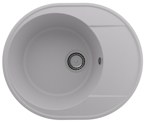 Кухонная мойка Ulgran Quartz Nora 585-04 58,5х48,5 цвет платина