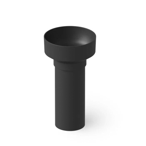 Раковина керамическая Dea Design Pedestal Basin DD2023 480 16 50х50 напольная цвет черный без отверстий под смеситель