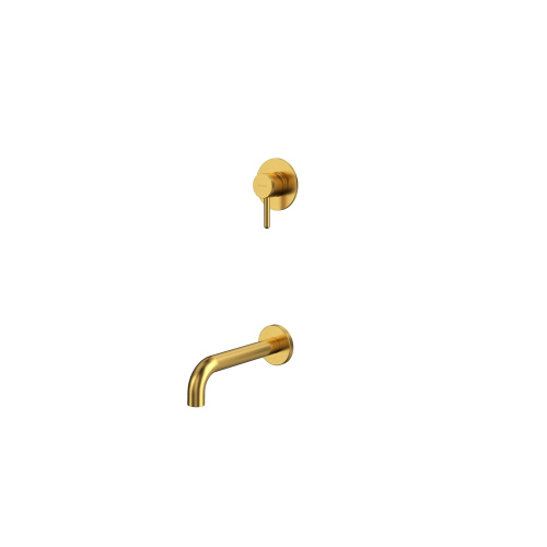 Смеситель Whitecross Y brushed gold YSET03GLB встраиваемый золото брашированное без термостата