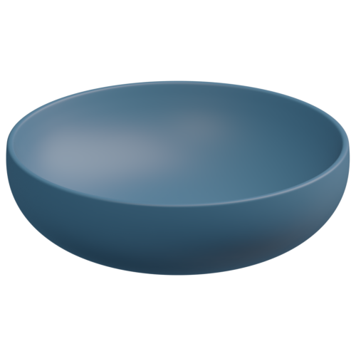 Раковина керамическая GSG Ceramic Design Easy EALAVRO45027 45х45 накладная цвет синий
