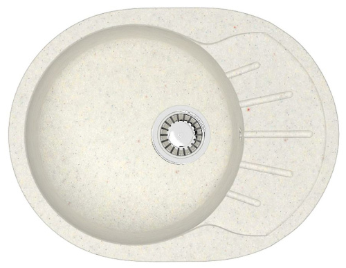 Мойка кухонная Azario Light CS00079921 57,5х44 цвет светло-серый