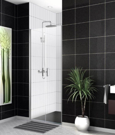 Душевая дверь BelBagno UNO UNO-B-2-90-C-Cr 90х190 стекло прозрачное профиль хром глянцевый