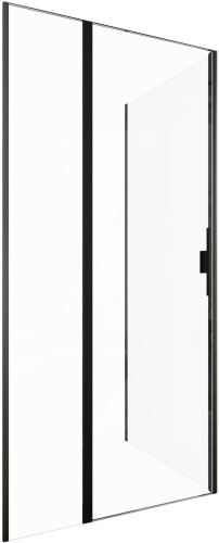Душевой уголок Allen Brau Priority 3.31006.BBA + 3.31018.BBA 100х90 стекло прозрачное профиль черный без поддона