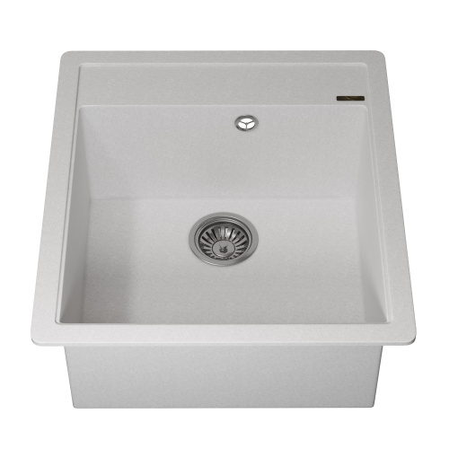 Кухонная мойка Uperwood Quartz Premium UPD-07 3910202124 46x51 цвет белый матовый