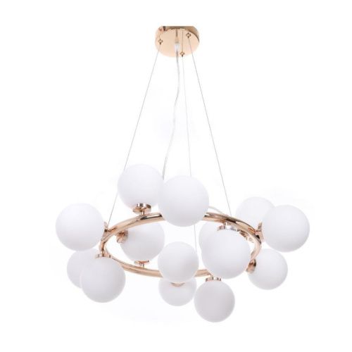Люстра подвесная Lumina Deco Marsiada (Марсиада) LDP 6033-15 GD