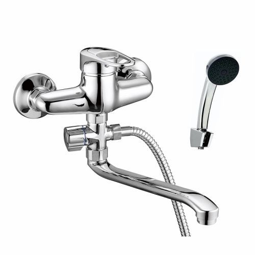 Смеситель для ванны D-Lin D140628 настенный хром